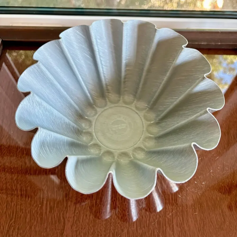 Vintage Tefal France Fluted Mold Aluminum Brioche Cake Mold 7.5 Inch